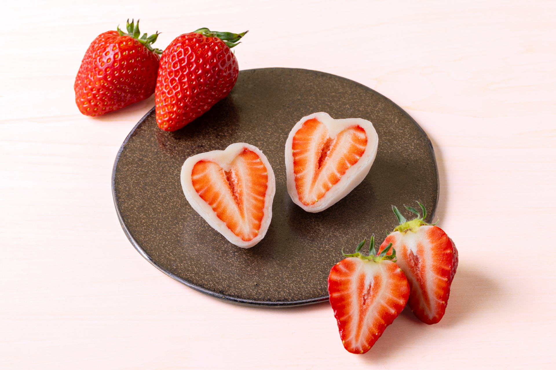 【バレンタイン限定】ハートいちご大福(4個入り)