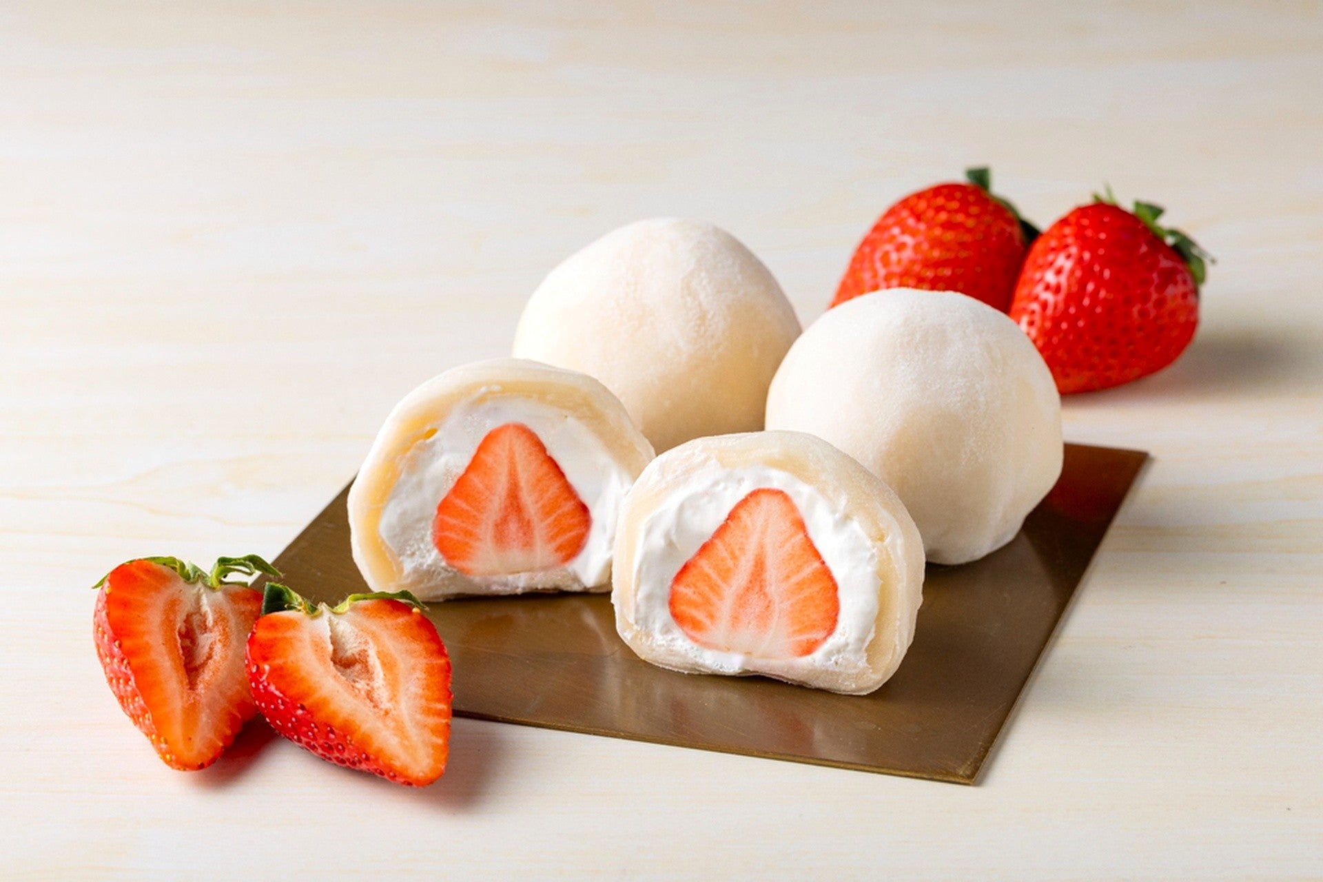 まさ【未開封】メロジョイ 大福 いちご イチゴ クリームまみれ大福 オンライン限定】冷凍：濃厚なめらか ふんわりクリーム大福 丸ごと