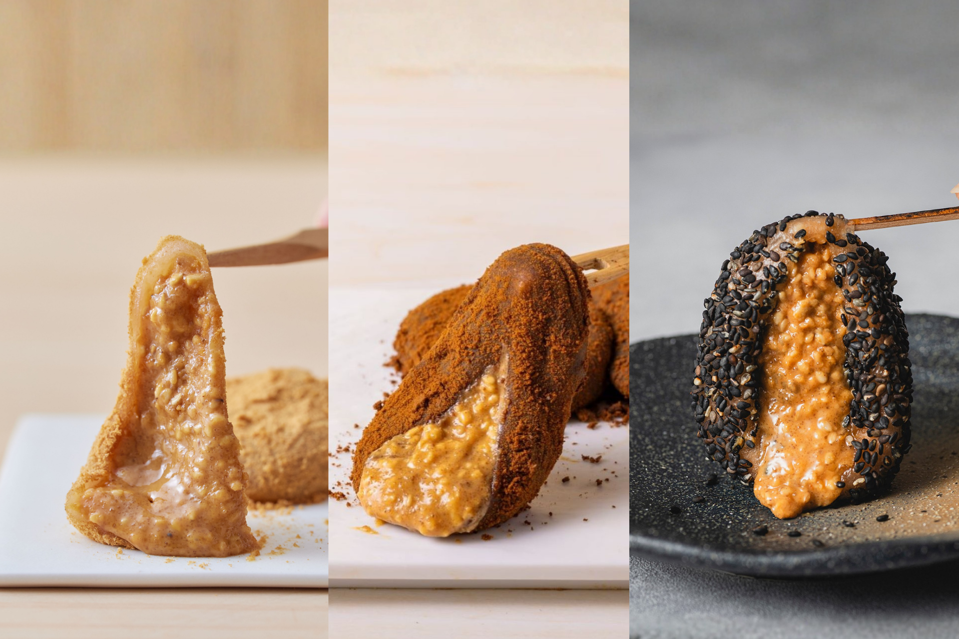 【冷凍】砂利餅3種セット（黄金・珈琲・黒胡麻）<有吉ぃぃeeeee!で紹介>