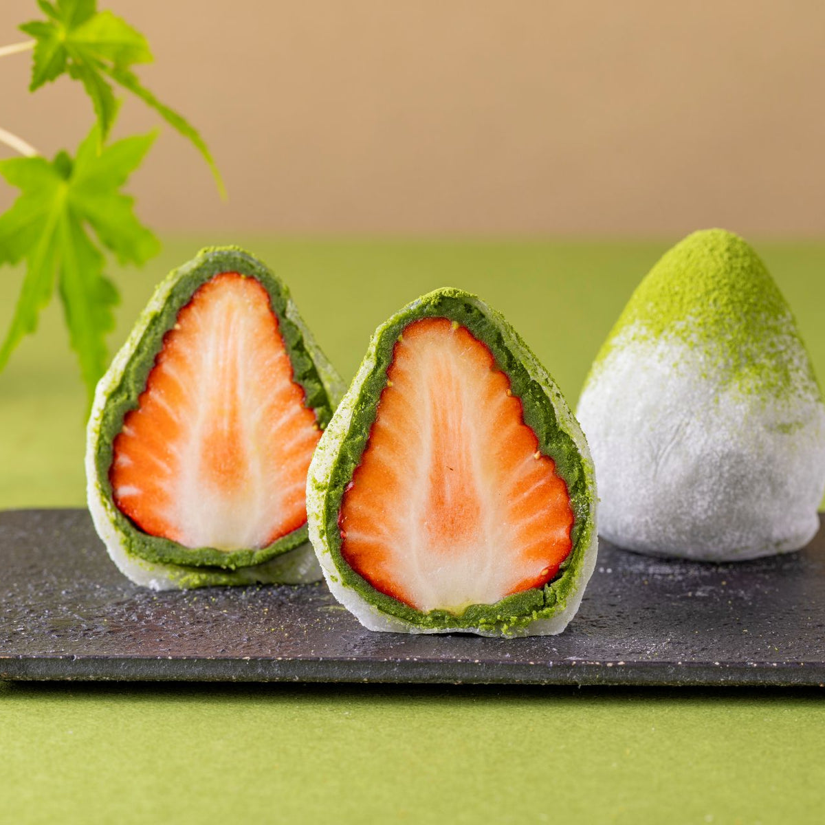 季節限定】抹茶いちご大福（4個入り）