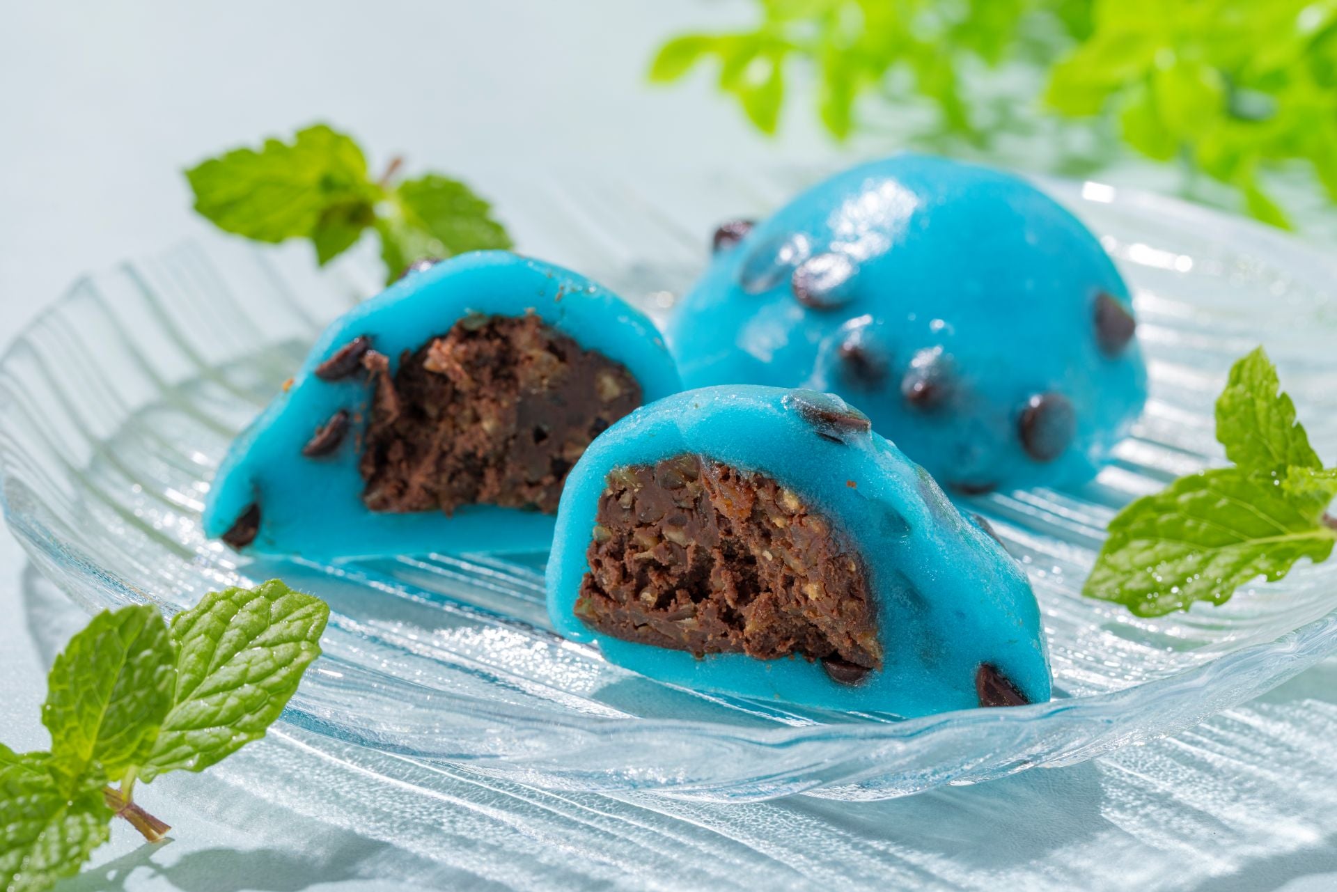 【夏季限定商品】冷凍：チョコミントピーナッツ大福（4個入り）